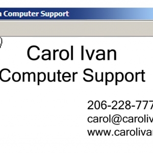Photo of Carol Ivan Computer Support