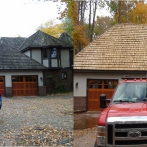 Photo of Cedar Shakes Roof Cleaning