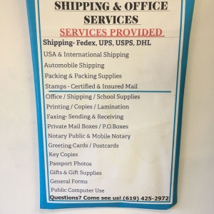 Photo of Shipping & Office Services