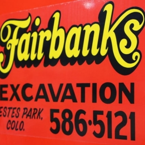Estes Park Fairbanks Excavation