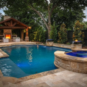 Rockwall Omni Outdoor Oasis Custom Pools