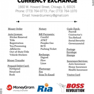 Photo of New Howard & Paulina Currency Exchange