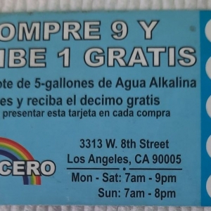Photo of Alkaline & Purified Water, Agua-Cero