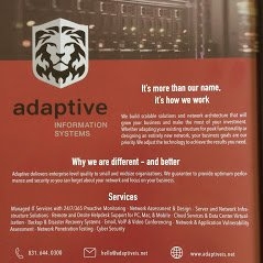 Photo of Adaptive Information Systems