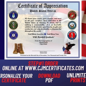 PAYSON CJM Military Certificates