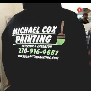 Photo of Michael Cox Painting