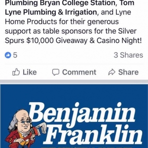 Photo of Benjamin Franklin Plumbing College Station