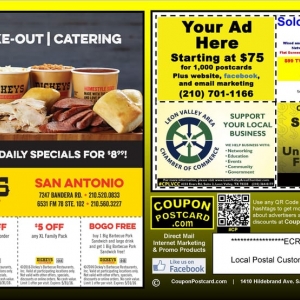 Photo of Coupon Postcard