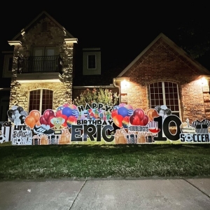 Photo of Festive Lawn Signs