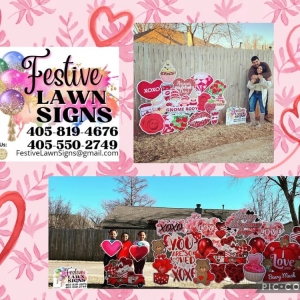 Photo of Festive Lawn Signs