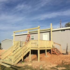 Photo of Live Oak Fence and Deck