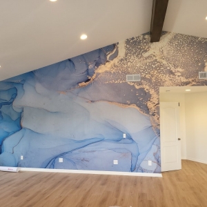 Photo of Up And Dry Wallpaper Installation