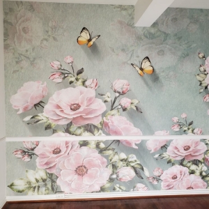 Photo of Up And Dry Wallpaper Installation