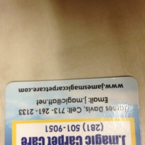Photo of J Magic Carpet Care