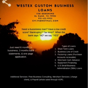 Photo of WesTex Custom Business Loans