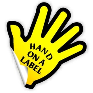 Photo of Hand On A Label
