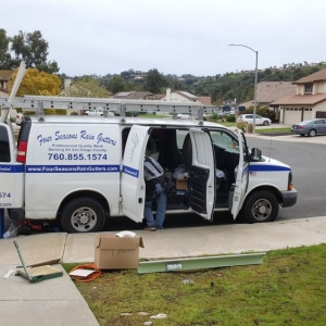Escondido Four Seasons Rain Gutters