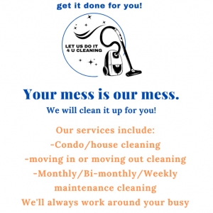 Garland Let us do it 4 u Cleaning Services