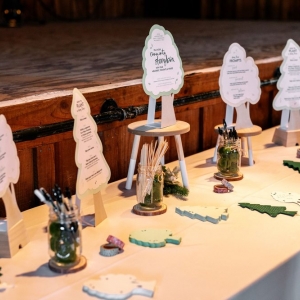 Photo of A Paper Flower Wedding