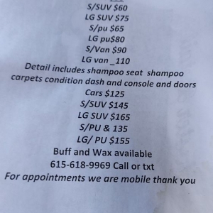 Photo of Masterdetail car wash service