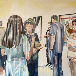 Photo of Artist Leslie Pierce/ And Something Different Studio Gallery