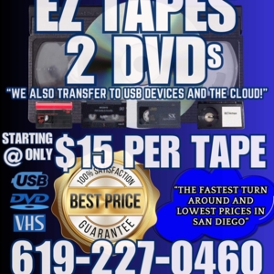 Photo of EZ Tapes 2 DVDs