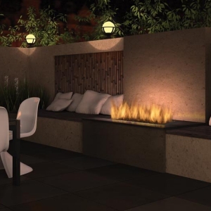 Orange Red Hot Hearth & Home
